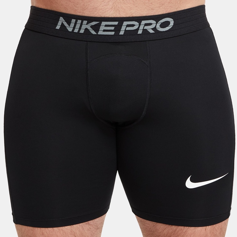 Nike Pro Men's Black Boxer Briefs Compression Shorts Dri-FIT Size Medium